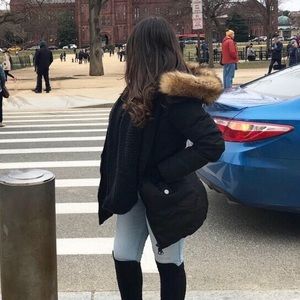 HP NWT Valuker Women's Down Coat With Fur Hood 🧥